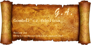 Gombócz Adelina névjegykártya